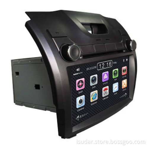 In dash car dvd player for Chevrolet S10 2012, GPS/BT/SD/CD/MP3/DVD/USB with 8-inch TFT Monitor